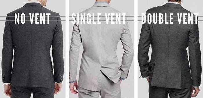 Áo vest nam với ve áo notch